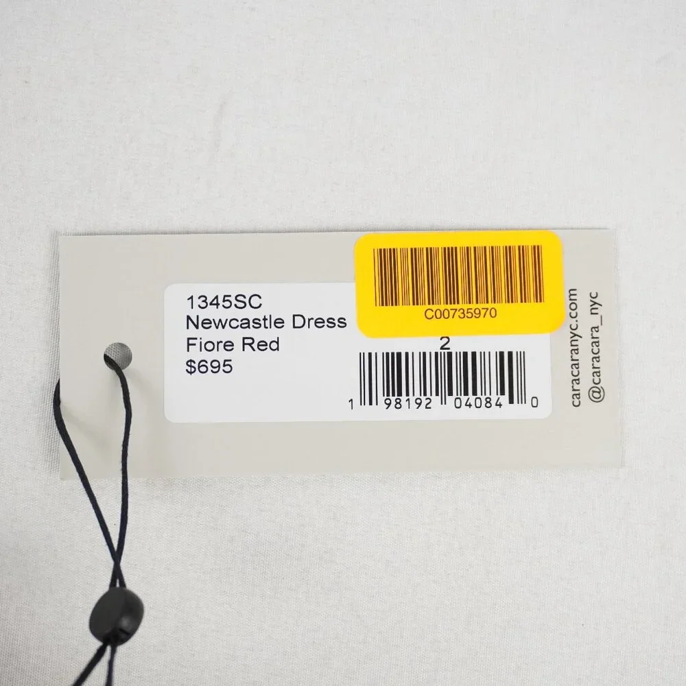 Cara Cara Newcastle Stretch Crepe Strapless Dress in Fiore Red - Size 2 - NWT - Picture 8 of 9